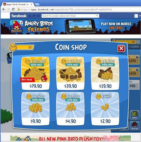 unlimited coins for angry birds and friends